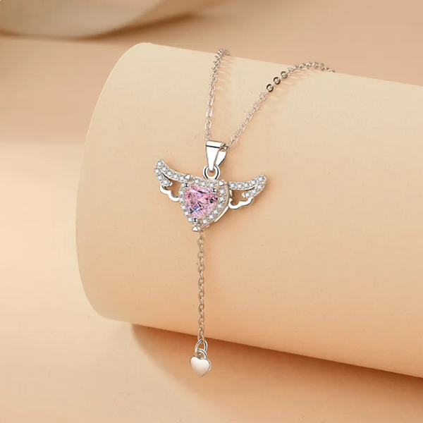 Lorraine Cupid Angel Heart Necklace - image 3