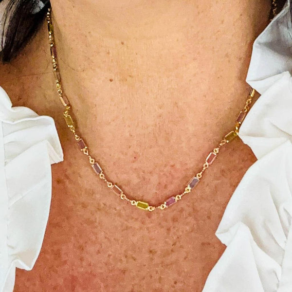 Lily Multicolor Sparkle Necklace - image 3