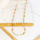 Lily Multicolor Sparkle Necklace - image 1