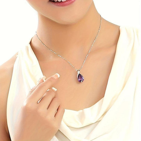 Kathleen Purple Necklace - image 2