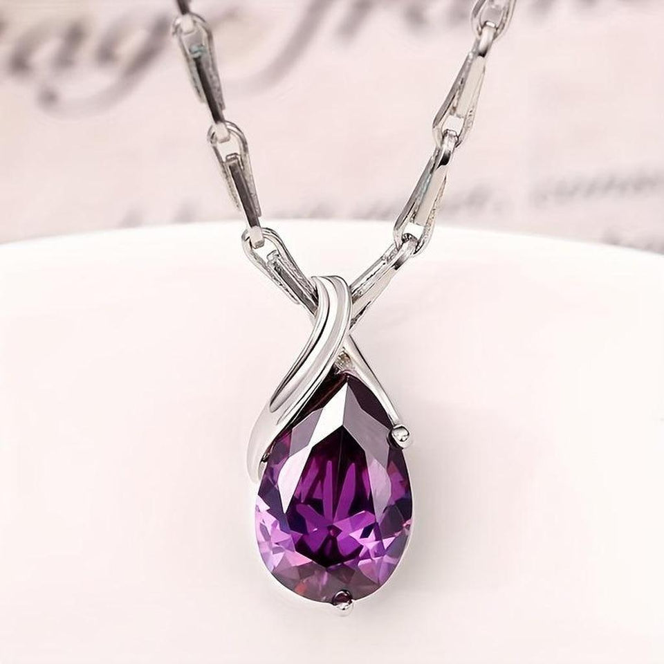 Kathleen Purple Necklace - image 1