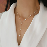 Ingrid Pearl-Look Necklace | Silver-Tone