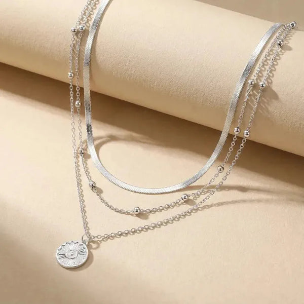 Nell Necklace | Silver-Tone — image 2