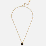 Annabel Black Pendant Necklace - image 4