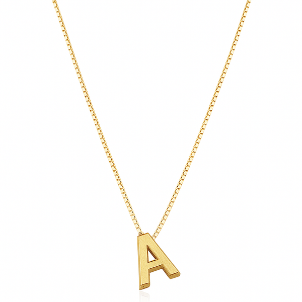 Sibyl Initial Necklace | Gold-Tone — image 2