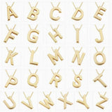 Sibyl Initial Necklace | Gold-Tone