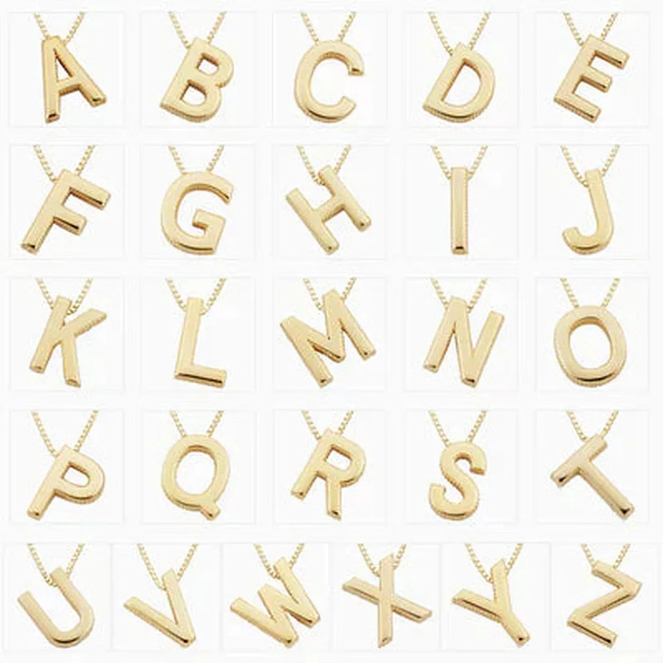 Sibyl Initial Necklace | Gold-Tone