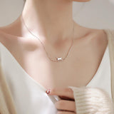 Daphne Climbing Cat Necklace | Silver-Tone — image 2