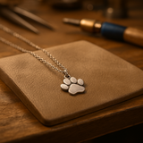Esme Paw Necklace | Silver-Tone