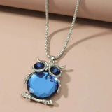 Una Moonstone-Effect Butterfly Necklace - image 2