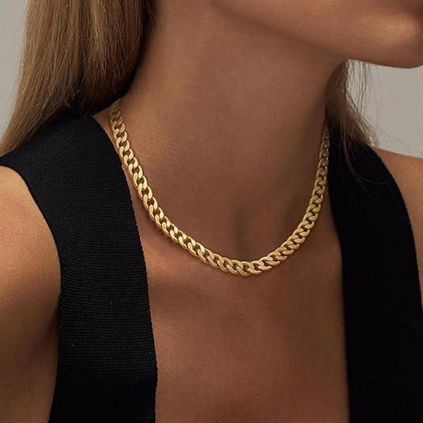 Judith Bold Gold-Tone Curb Chain Necklace — image 5