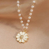 Elaine Daisy Drop Necklace - image 2