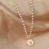 Elaine Daisy Drop Necklace - image 3