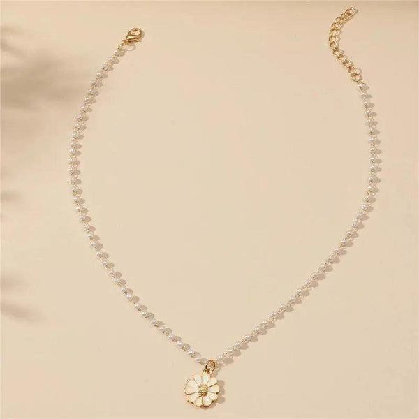 Elaine Daisy Drop Necklace - image 4