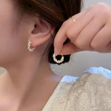 Anthea Round Pearl-Look Drop Earrings - image 3