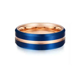 Walter Blue Band Ring | Rose-Gold-Tone — image 7