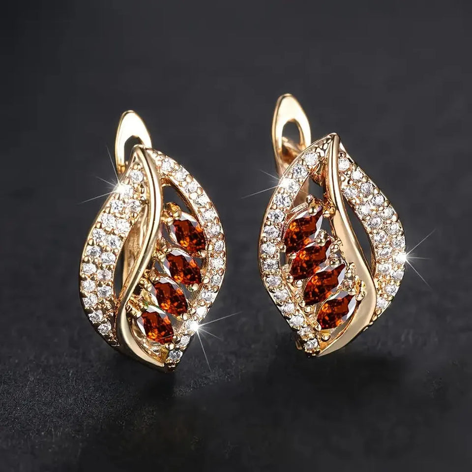Lenora Earrings | Gold-Tone