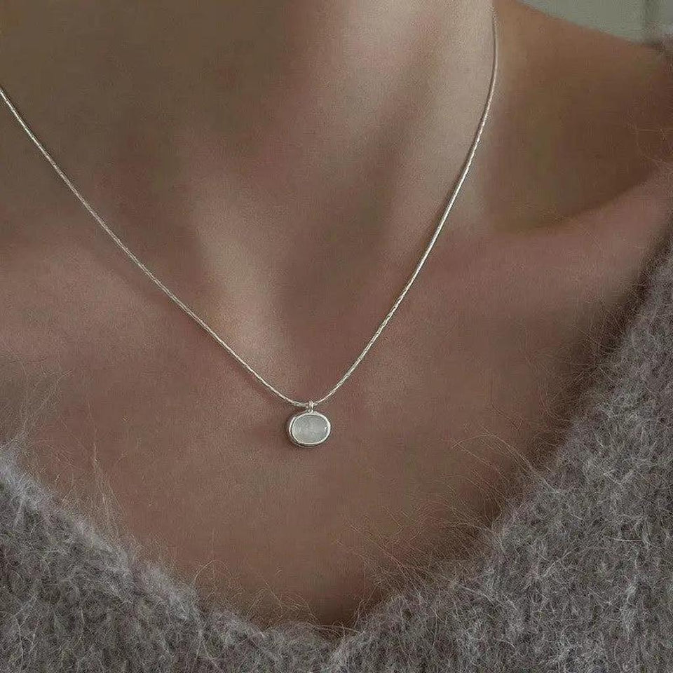 Augusta Classic Silver-Tone Pendant Necklace