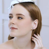 Holly Blue Stud Earrings | Silver-Tone — image 3