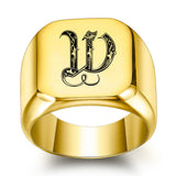 Nathan Initial Ring | Gold-Tone — image 23