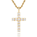 Adeline Cross Necklace — Gold-Tone — image 1