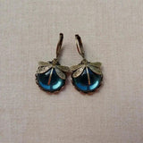 Sheila Antique-Style Dragonfly Sphere Earrings | Gold-Tone — image 4