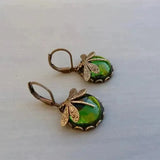 Sheila Antique-Style Dragonfly Sphere Earrings | Gold-Tone — image 7