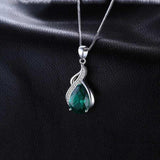 Miriam Green Pendant Necklace - image 3
