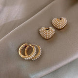 Sylvia Pearl-Look Earrings | Gold-Tone — image 2