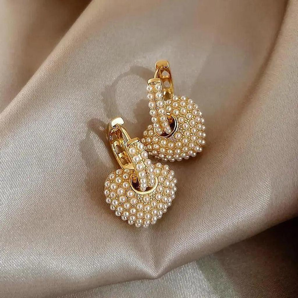 Sylvia Pearl-Look Earrings | Gold-Tone