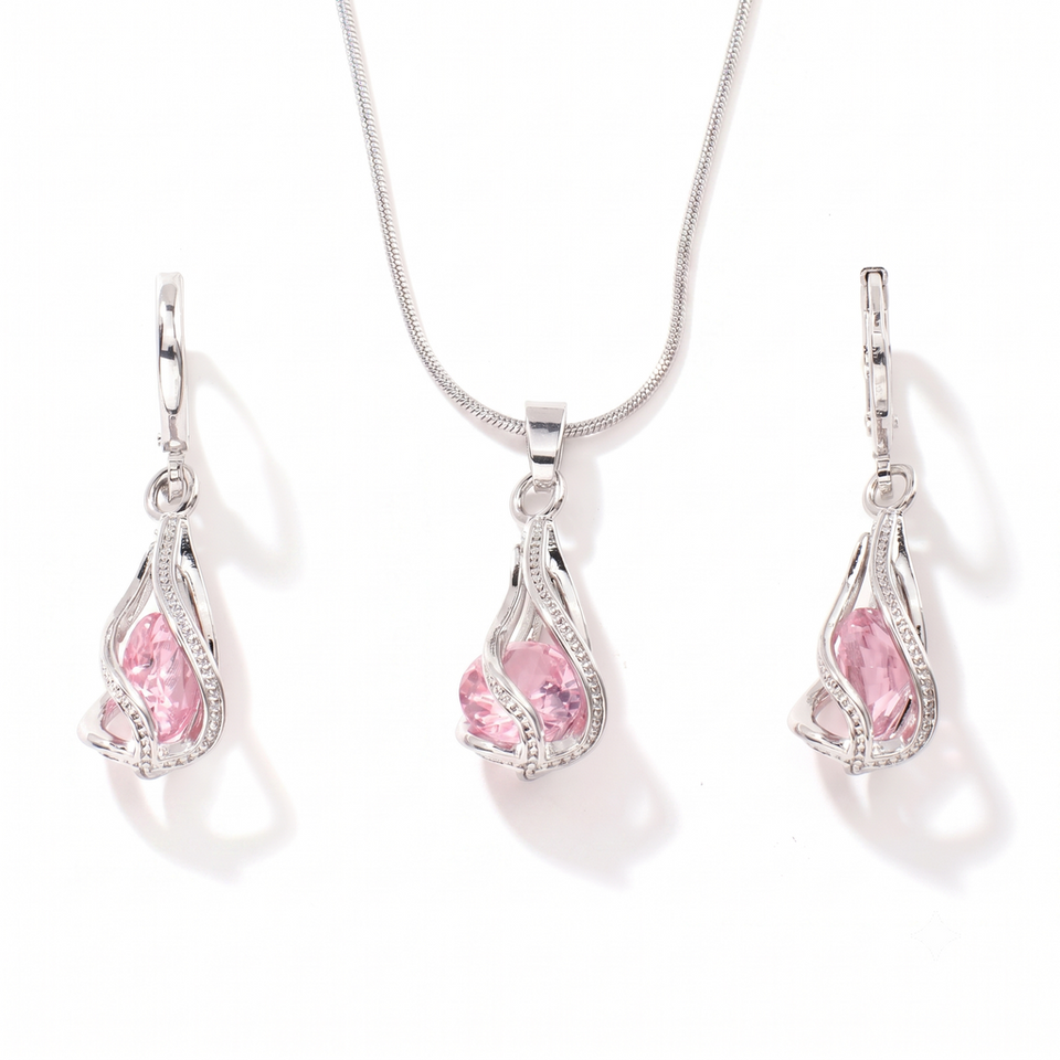 Livia Twist Jewelry Set | Silver-Tone — image 2
