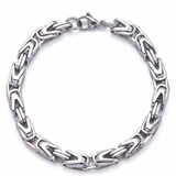 Matthew Crown Link Bracelet — Silver-Tone — image 1