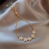 Clarissa Daisy Sparkle Bracelet | Gold-Tone — image 3