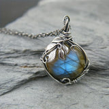 Bonnie Moonstone-Effect Necklace - image 2