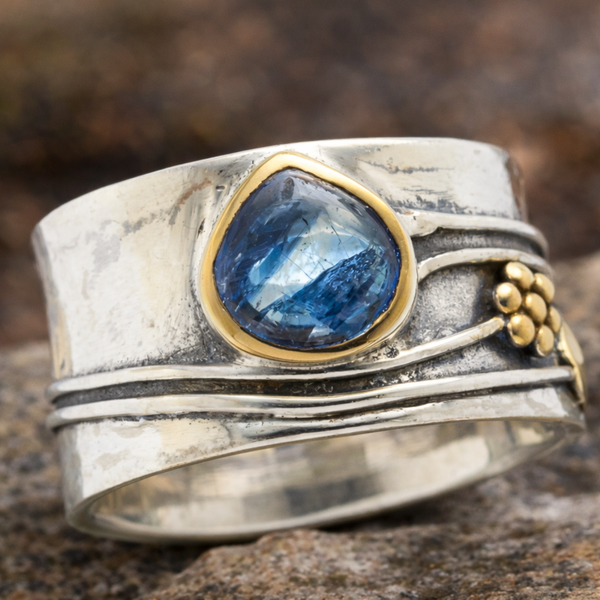 Helena Meditation Stone Ring - image 1