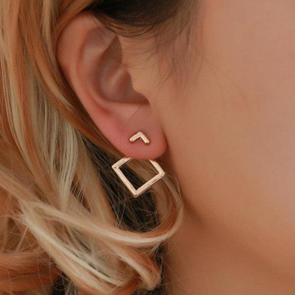 Blanche Layered Earrings | Gold-Tone