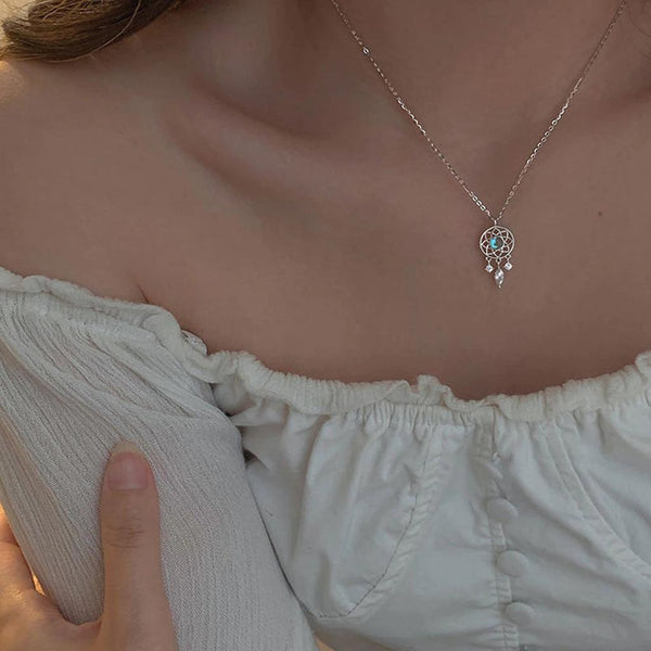 Imogen Dream Catcher Moon Necklace - image 2