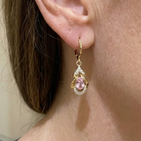Jean Rose Drop Earrings | Gold-Tone — image 2