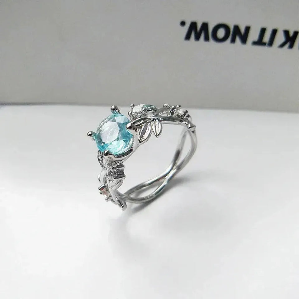 Nancy Luminous Stone Ring | Silver-Tone