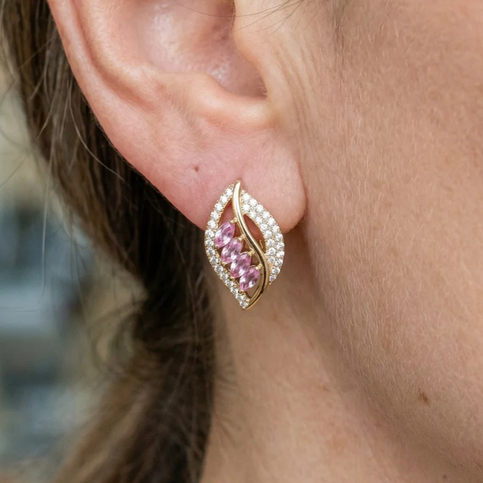 Gwen Blossom Earrings | Gold-Tone — image 2