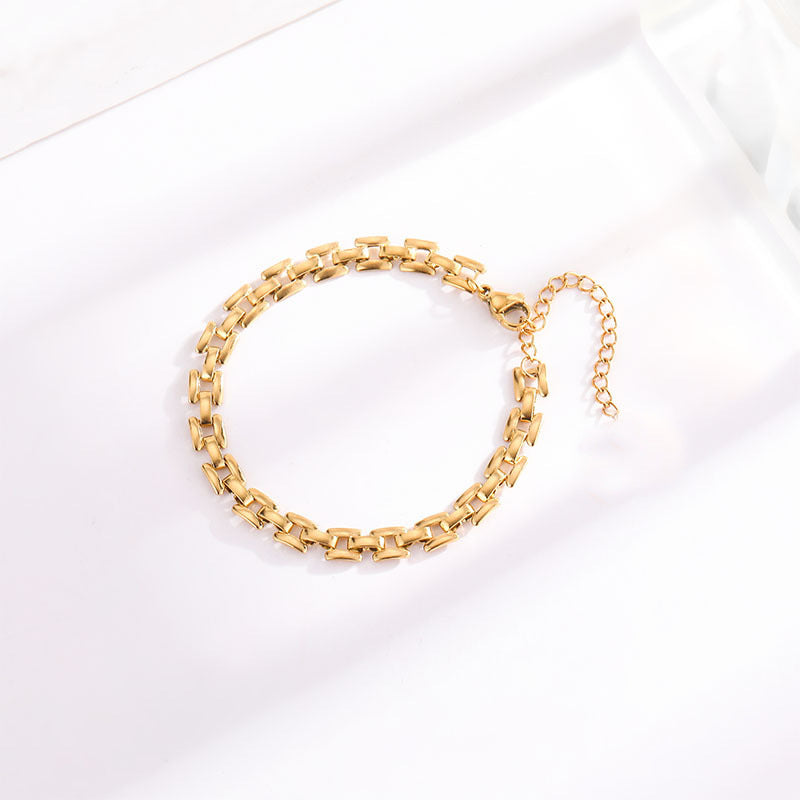 Timepiece Chain Bracelet | Gold