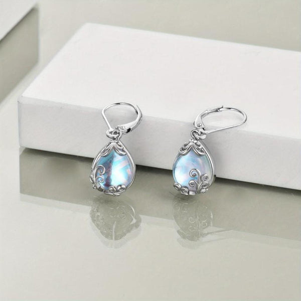 Sabina Luminous Stone Earrings - image 4