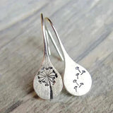 Lydia Lace-Pattern Earrings | Silver-Tone