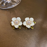 Lucia Sparkle Earrings | Silver-Tone