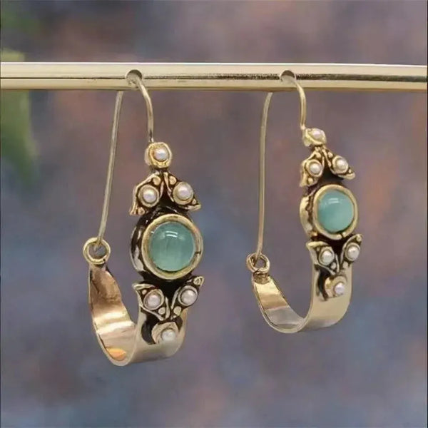 Eunice Boho Retro Pendant Earrings - image 3