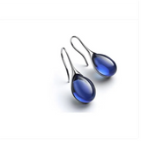 Olive Inset Opal-Look Earrings - image 4