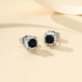 Lewis Stud Earrings — Silver-Tone — image 2