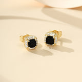 Lewis Stud Earrings — Gold-Tone — image 2
