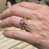 Kathleen Petal Heart Ring Set | Gold-Tone — image 2