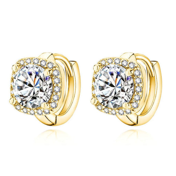 Rita Square Earrings — Gold-Tone — image 2